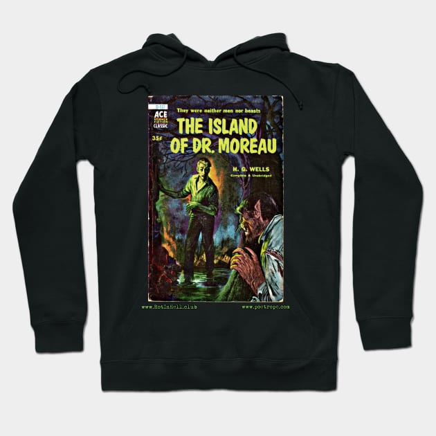 THE ISLAND OF DR. MOREAU by H. G. Wells Hoodie by Rot In Hell Club